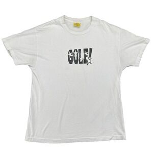 Golf Wang T-Shirt Mens Large White Tyler The Creator Gorpcore Y2K Academia Skate